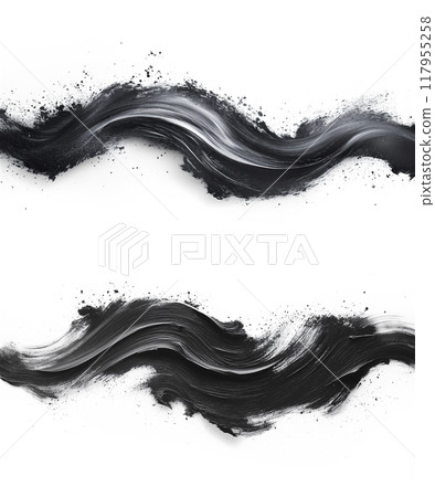 Various handwriting waves Various handwriting waves 117955258