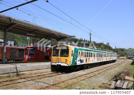 Scenery of Shimonita Station on the Joshin Dentetsu Line 117955407