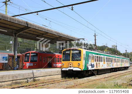 Scenery of Shimonita Station on the Joshin Dentetsu Line 117955408