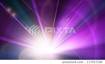 Abstract light burst spotlight vector illustration. 117957296