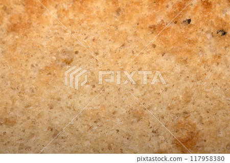 Close Up of a Toasted Hme Made Bread Roll Showing Texture Close Up of a Toasted Hme Made Bread Roll Showing Texture 117958380