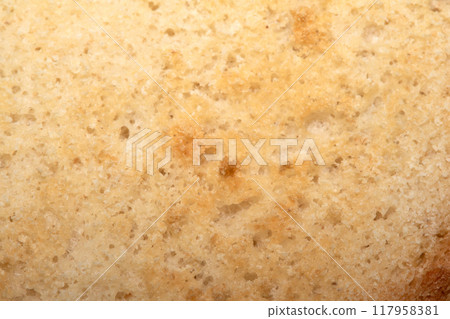 Close Up of a Toasted Hme Made Bread Roll Showing Texture Close Up of a Toasted Hme Made Bread Roll Showing Texture 117958381