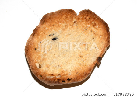 Close Up of a Toasted Hme Made Bread Roll Showing Texture Close Up of a Toasted Hme Made Bread Roll Showing Texture 117958389