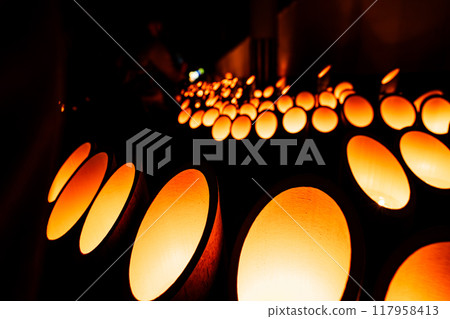 竹田竹樂竹燈籠竹燈 117958413