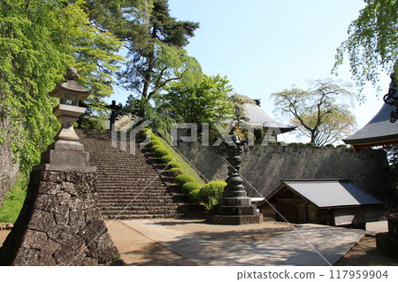 馬縣富岡市妙義神社風景 117959904