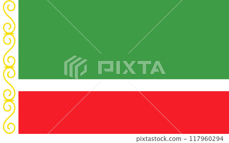 FLAG OF THE CHECHEN REPUBLIC 117960294