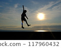 Silhouette child 117960432