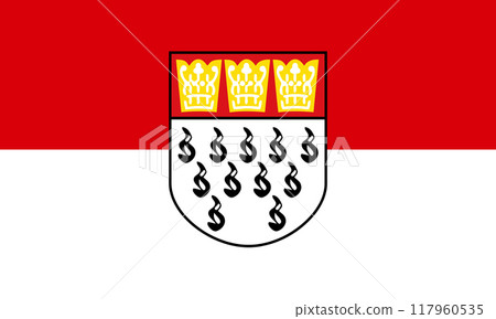Flag of the city of Cologne Flag of the city of Cologne 117960535