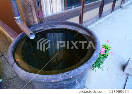 A water storage tank for collecting rainwater A water storage tank for collecting rainwater 117960624