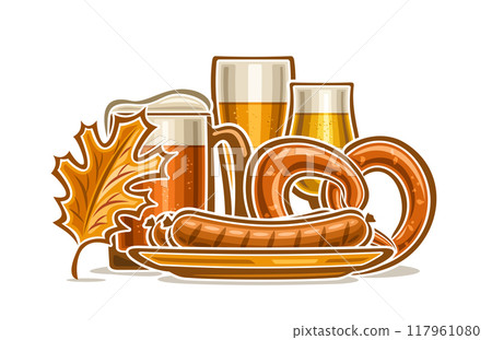 Vector illustration for Oktoberfest Vector illustration for Oktoberfest 117961080