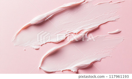 Pink background with cream texture Pink background with cream texture 117961193