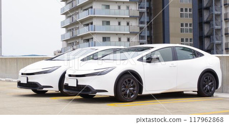 Car image: Toyota 5th generation Prius business model 117962868