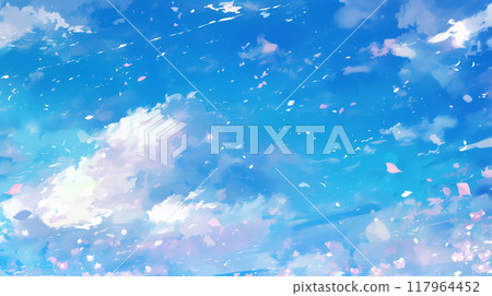 與藍天和雲彩的風景 117964452