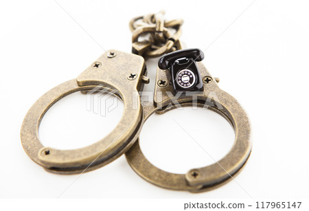 image of miniature phone handcuffs image of miniature phone handcuffs 117965147