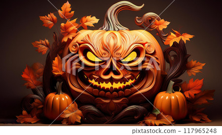 Halloween pumpkin 117965248