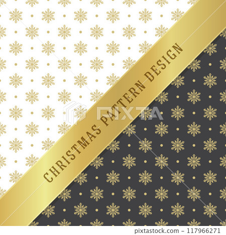 Christmas pattern vector background design with snowflakes Christmas pattern vector background design with snowflakes 117966271