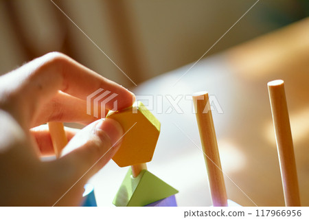 Wooden geometric shapes toy Wooden geometric shapes toy 117966956