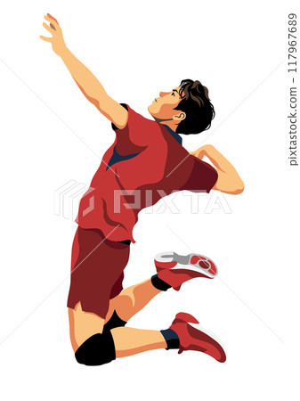 男排選手進攻3 117967689