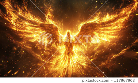 鳳凰從火焰中升起 117967908