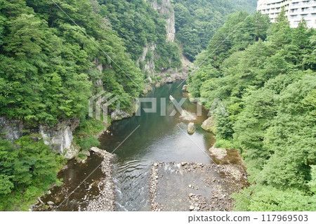鬼怒川溪谷風景 117969503