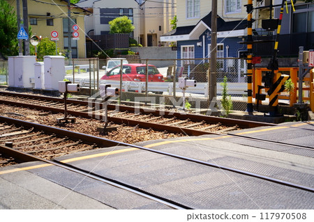 Railroad crossing obstacle detection device Railroad crossing obstacle detection device 117970508