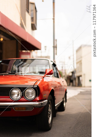 Classic cars and old streets Classic cars and old streets 117971364