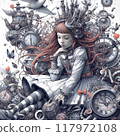 female, lady, woman 117972108