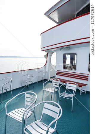 Boat trip on Lake Constance, Germany 117972614