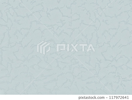 Background of blue paper wallpaper or plastered wall with uniformly chaotic texture. 117972641