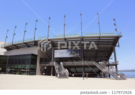 Bregenz Festival Hall, Austria on Lake Constance 117972926