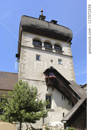 Martinsturm in Bregenz, Austria on Lake Constance 117972936