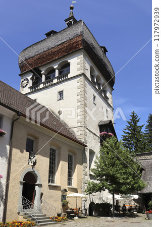 Martinsturm in Bregenz, Austria on Lake Constance 117972939