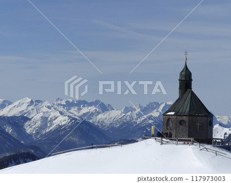Chapel at Wallberg  mountain, Bavaria, Germany 117973003