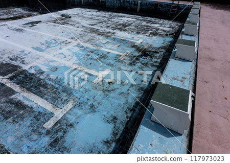 A damaged pool with no water, a deep creepy swimming hole, an abandoned diving pool, A damaged pool with no water, a deep creepy swimming hole, an abandoned diving pool, 117973023
