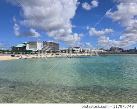 Okinawa Prefecture Ginowan Summer Tropical Beach Okinawa Prefecture Ginowan Summer Tropical Beach 117973749