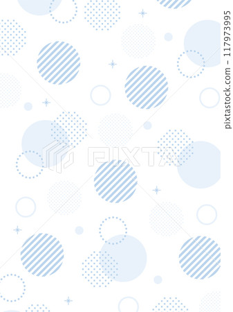 幾何孟菲斯背景 POP 圓點閃光藍色白色背景垂直 幾何孟菲斯背景 POP 圓點閃光藍色白色背景垂直 117973995