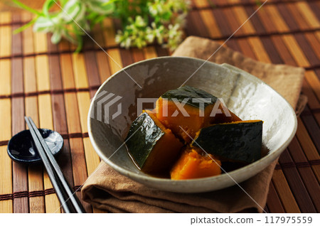 Boiled pumpkin  117975559