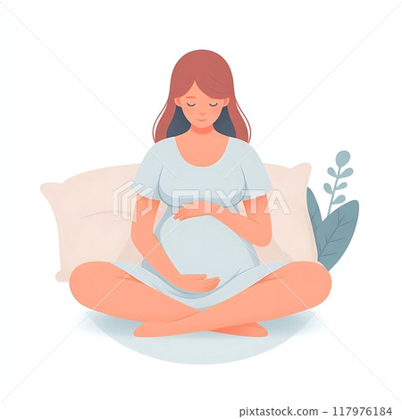 pregnant woman flat style illustration white background isolated pastel colors postcard mother pregnant woman flat style illustration white background isolated pastel colors postcard mother 117976184