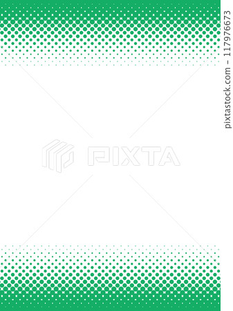 Halftone background green vertical frame Halftone background green vertical frame 117976673