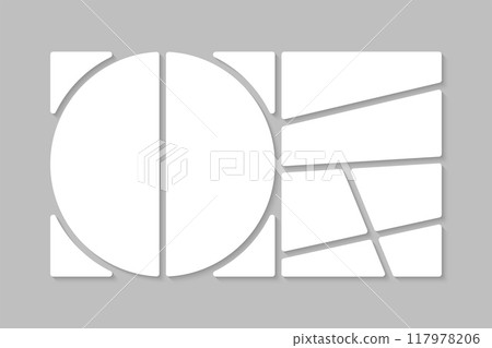 Template collage of eight frames, images, photo Template collage of eight frames, images, photo 117978206