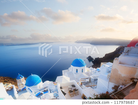 Oia, traditional greek village Oia, traditional greek village 117978687