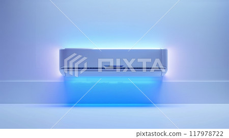 This device gives off a soft blue glow, creating a tranquil atmosphere in the room. This device gives off a soft blue glow, creating a tranquil atmosphere in the room. 117978722