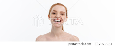 Natural Beauty Portrait. Beautiful Spa Woman . Perfect Fresh Skin. Natural Beauty Portrait. Beautiful Spa Woman . Perfect Fresh Skin. 117979984