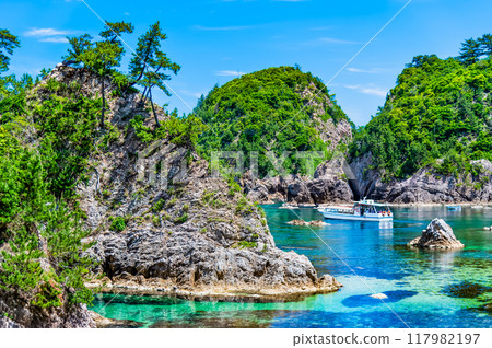 鳥取縣浦富海岸鴨甲莊 117982197