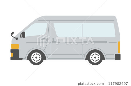 向量圖的大型貨車車 向量圖的大型貨車車 117982497
