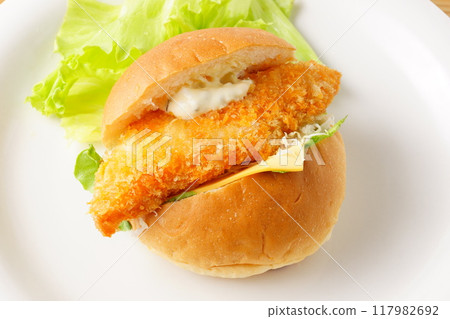 Fish burger Fish burger 117982692