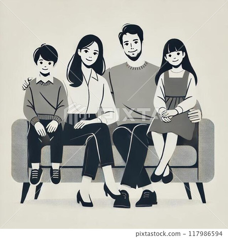 Family sofa 117986594
