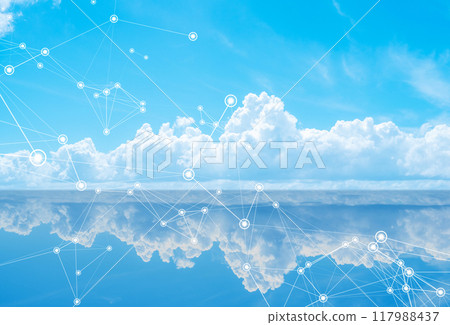 Beautiful summer sky Beautiful summer sky 117988437