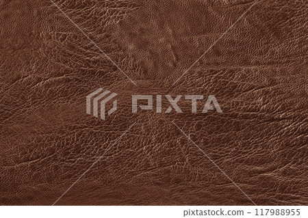 Dark brown leather texture background with seamless pattern and high resolution. 117988955