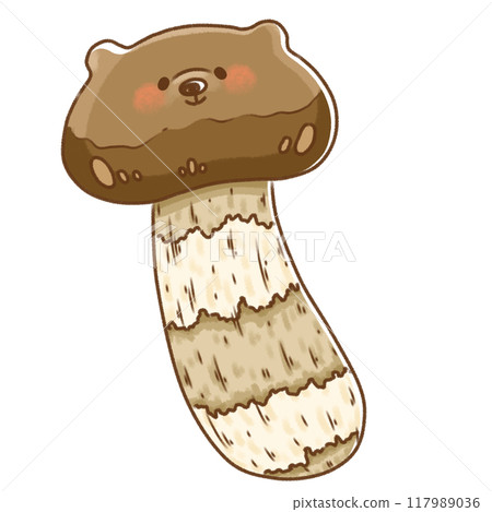 Matsutake Mushroom Bear 117989036